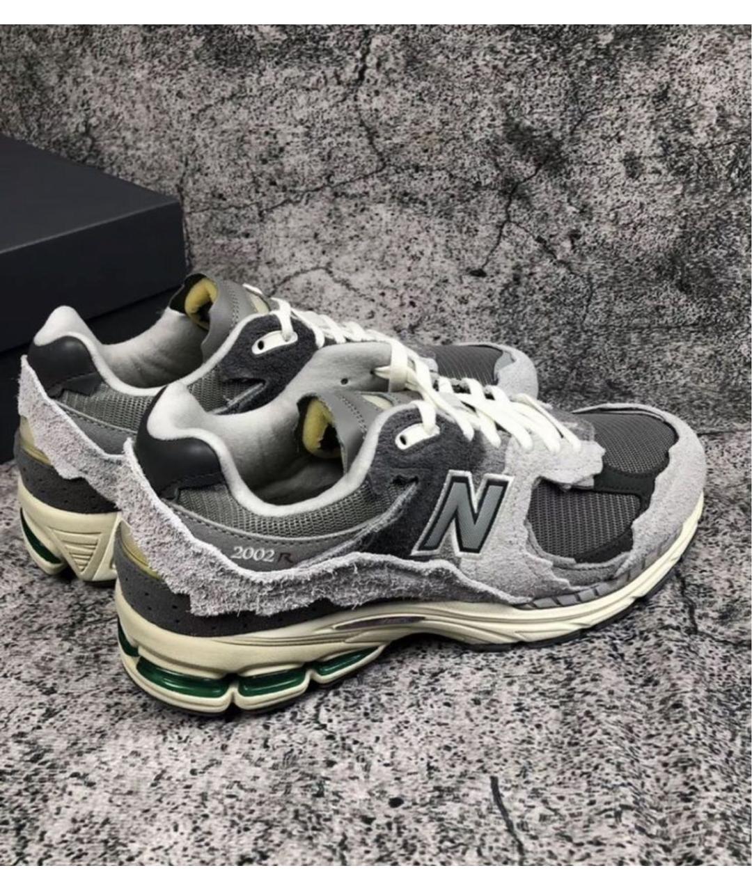 NEW BALANCE Серые замшевые кроссовки, фото 7