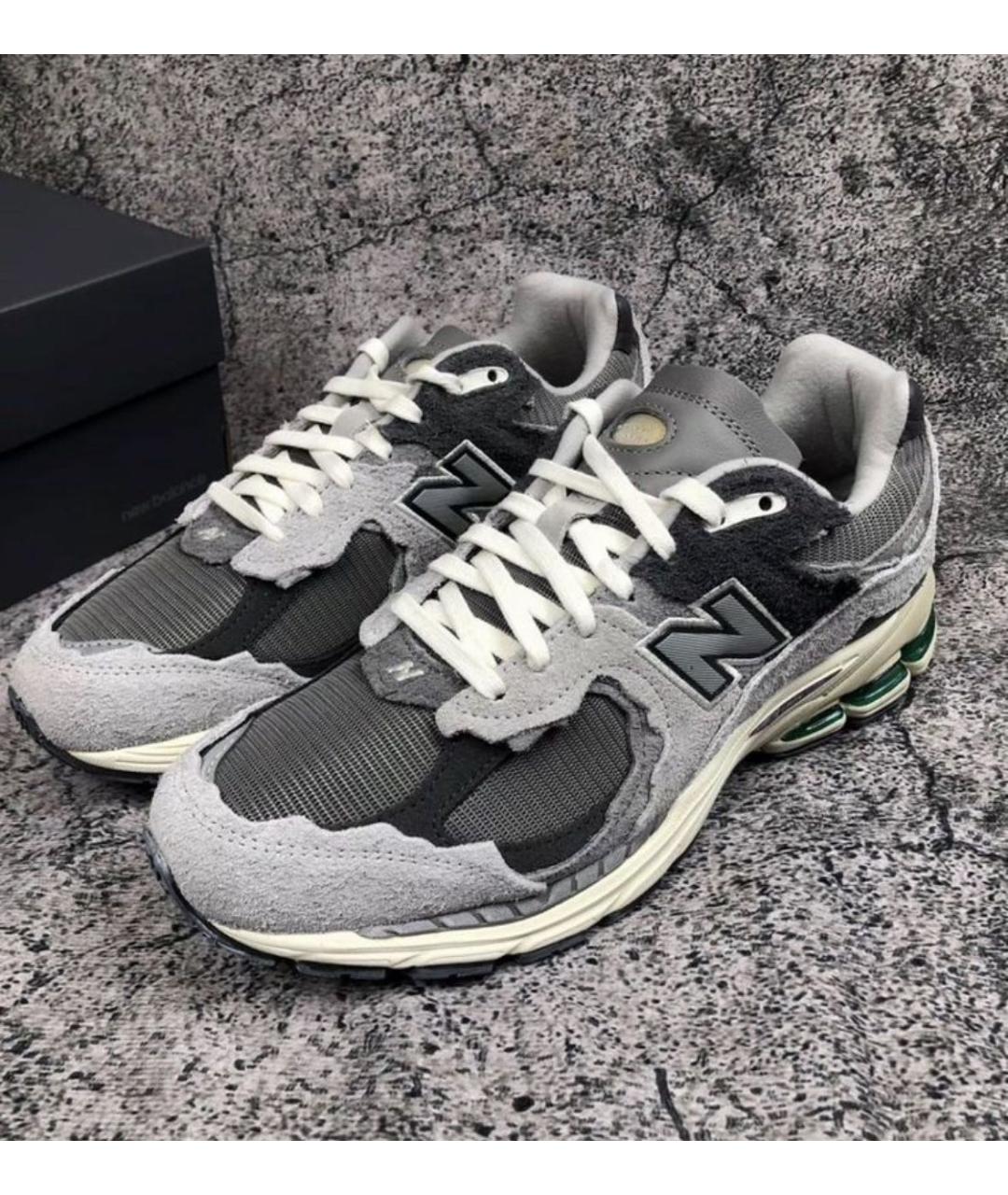 NEW BALANCE Серые замшевые кроссовки, фото 6