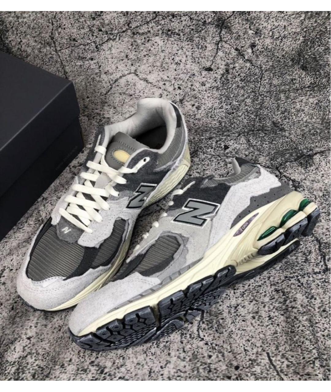NEW BALANCE Серые замшевые кроссовки, фото 8