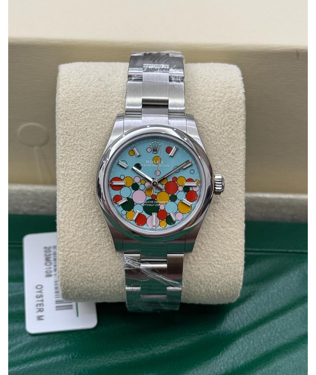 ROLEX Бирюзовые часы, фото 5