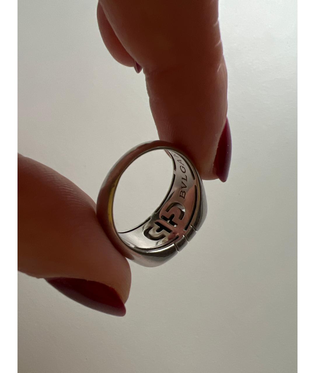 BVLGARI Кольцо из белого золота, фото 7