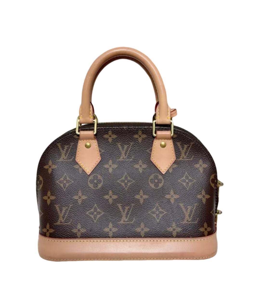 LOUIS VUITTON Коричневая сумка с короткими ручками, фото 1