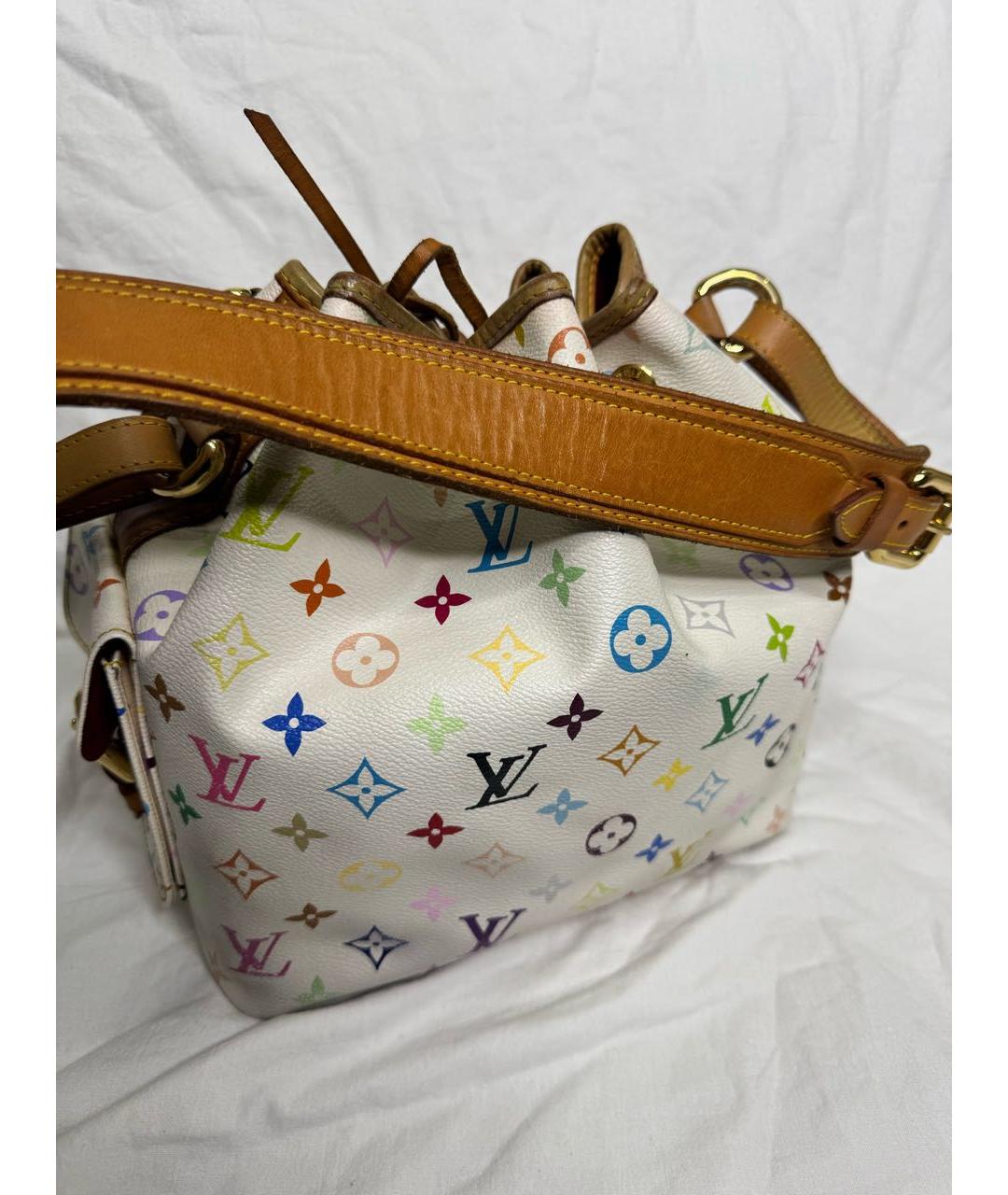 LOUIS VUITTON Белая сумка тоут, фото 5