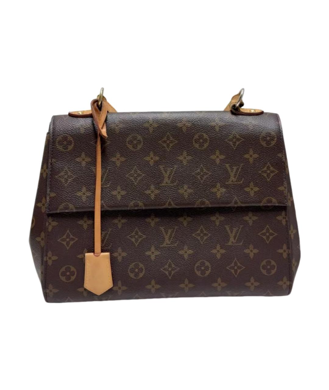 LOUIS VUITTON Коричневая сумка с короткими ручками, фото 2