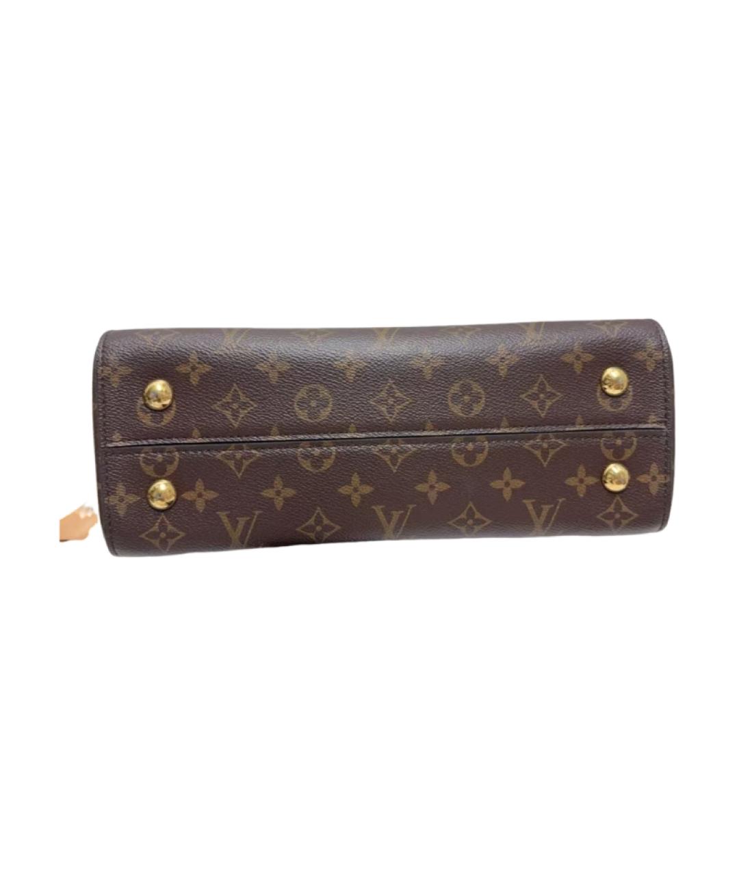 LOUIS VUITTON Коричневая сумка с короткими ручками, фото 4