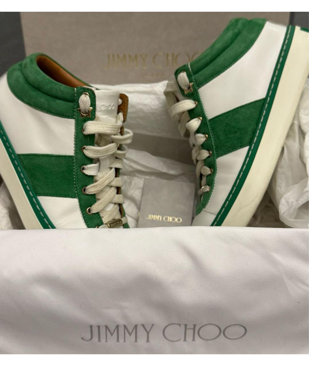 JIMMY CHOO Мульти кожаные кеды, фото 5