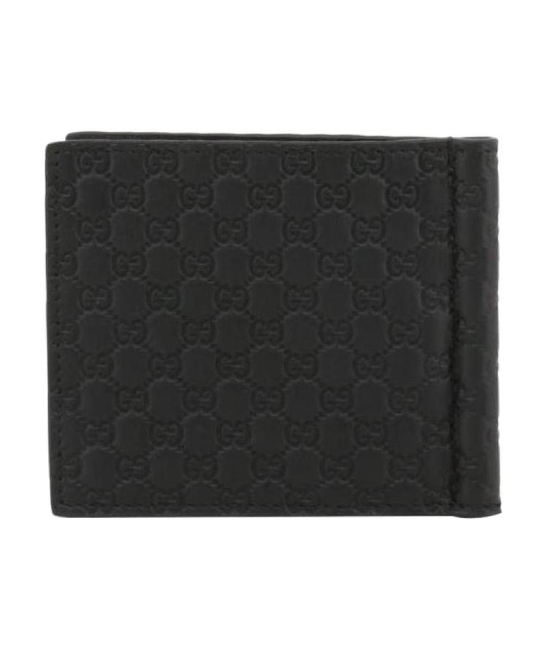 GUCCI Черный кожаный кошелек, фото 2