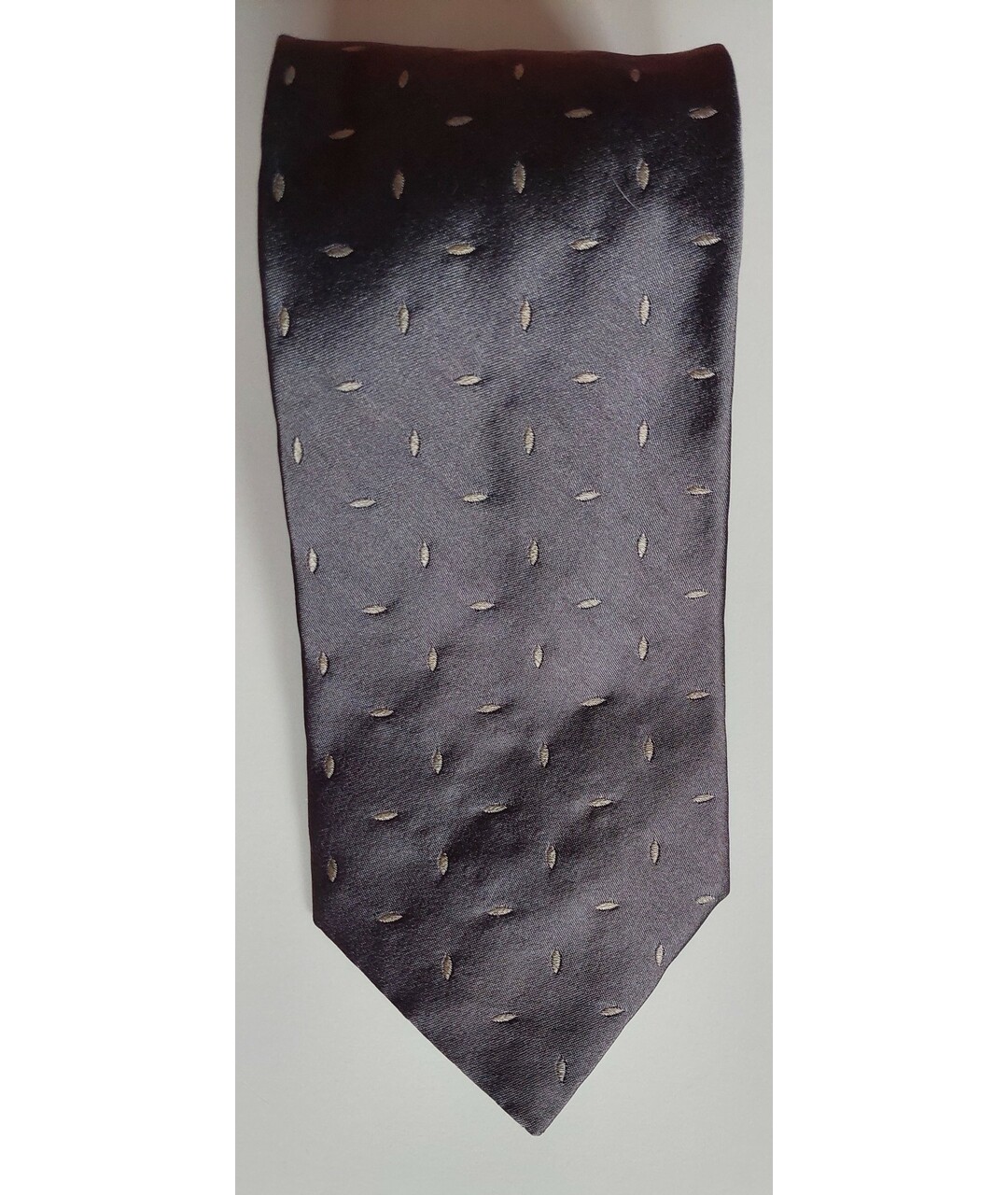 ARMANI COLLEZIONI Серебрянный шелковый галстук, фото 5