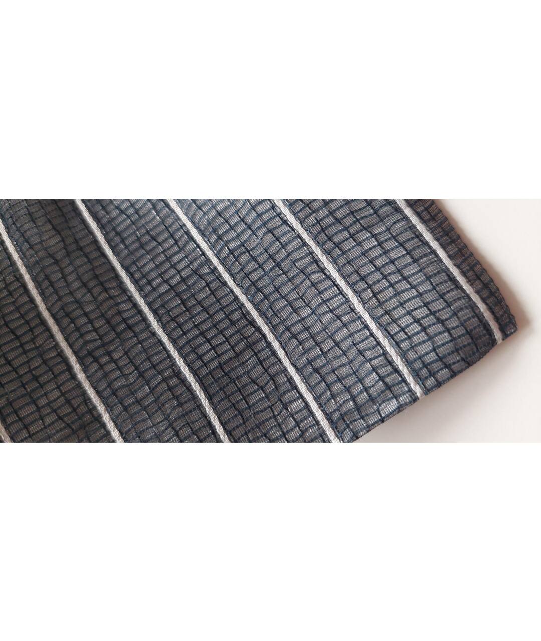 HUGO BOSS Серый шелковый галстук, фото 4