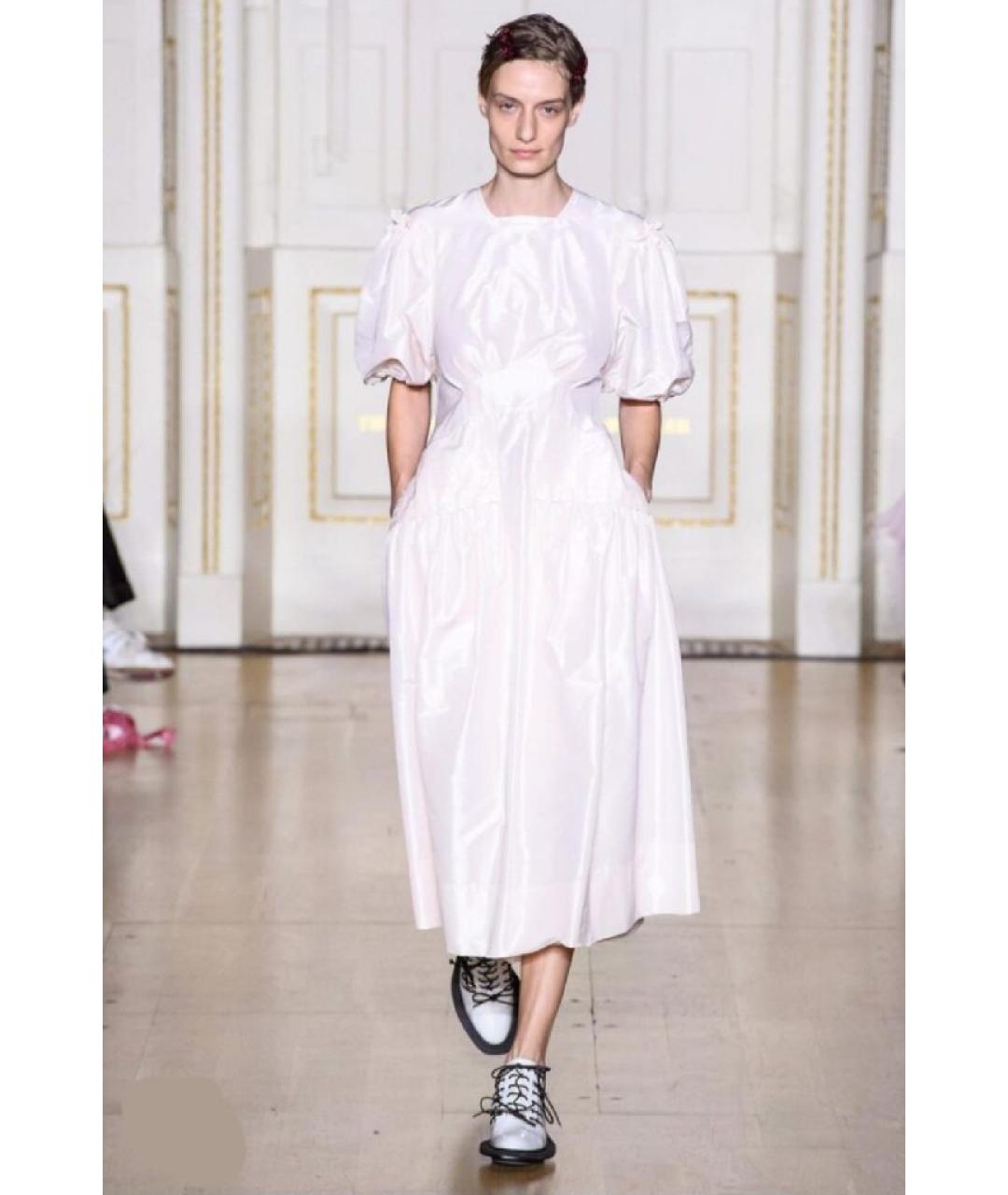 SIMONE ROCHA Розовое полиэстеровое повседневное платье, фото 6