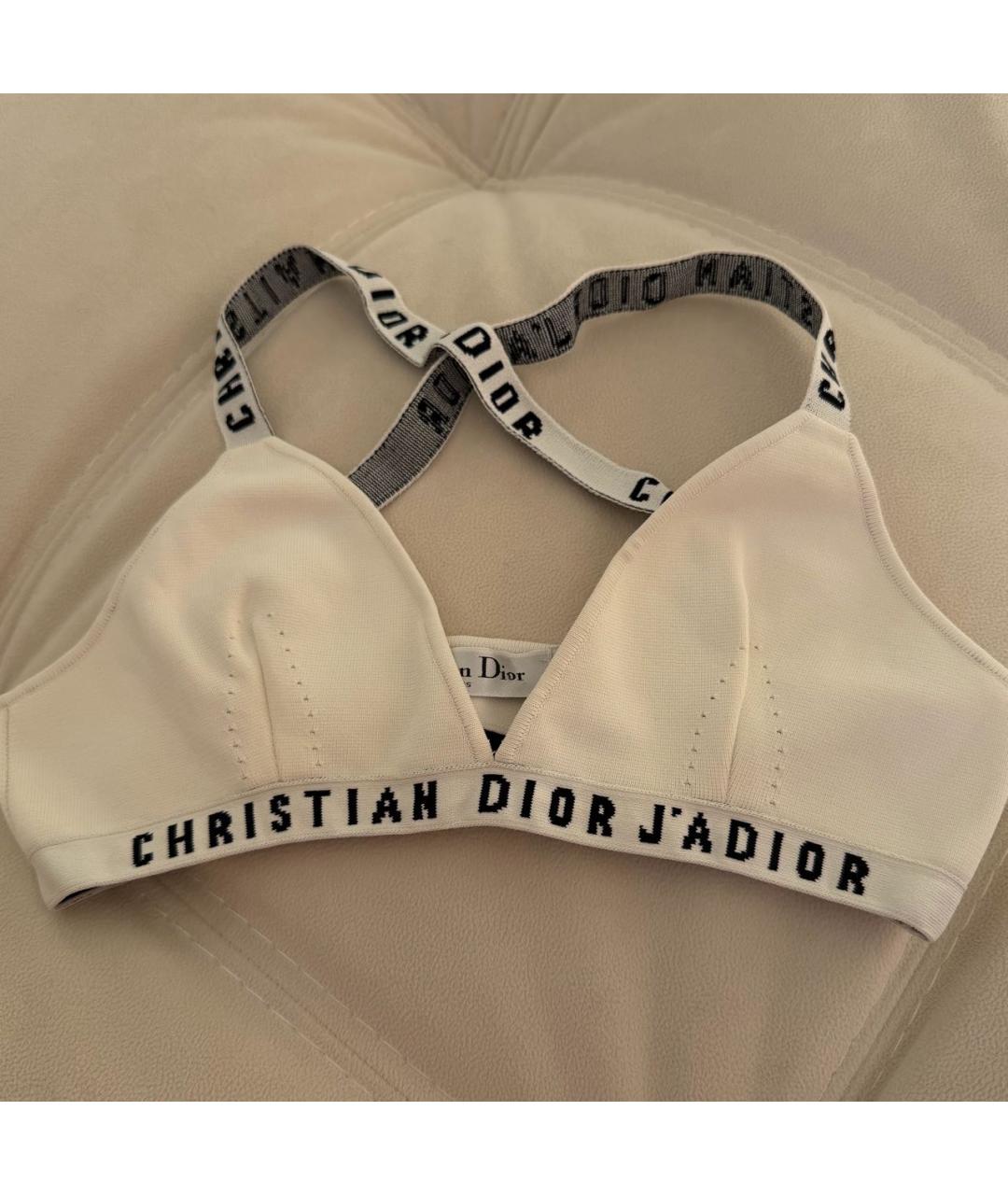 CHRISTIAN DIOR Белая майка, фото 4