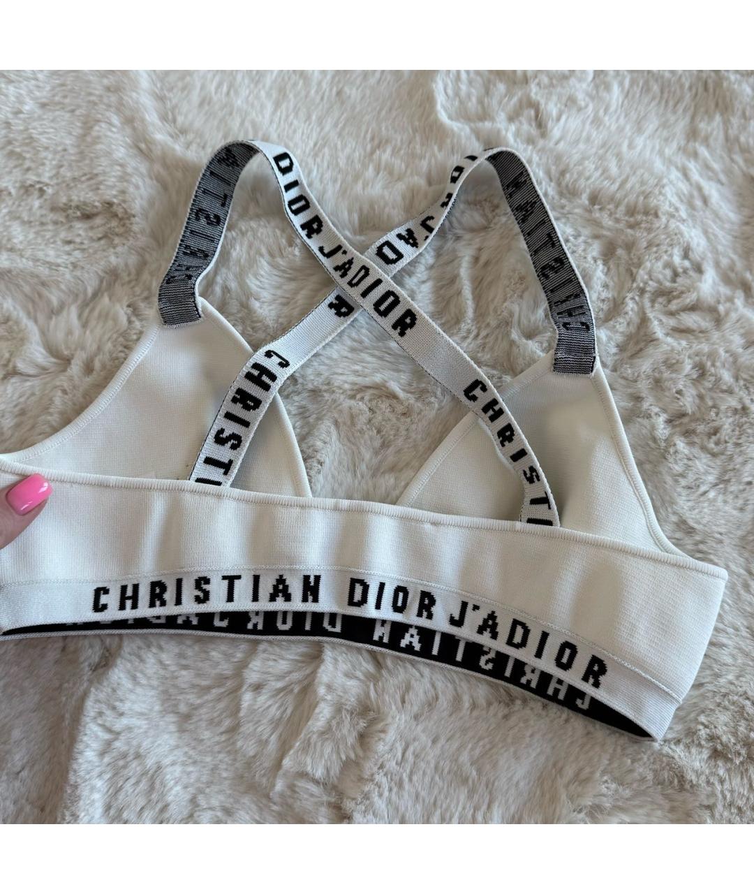 CHRISTIAN DIOR Белая майка, фото 2
