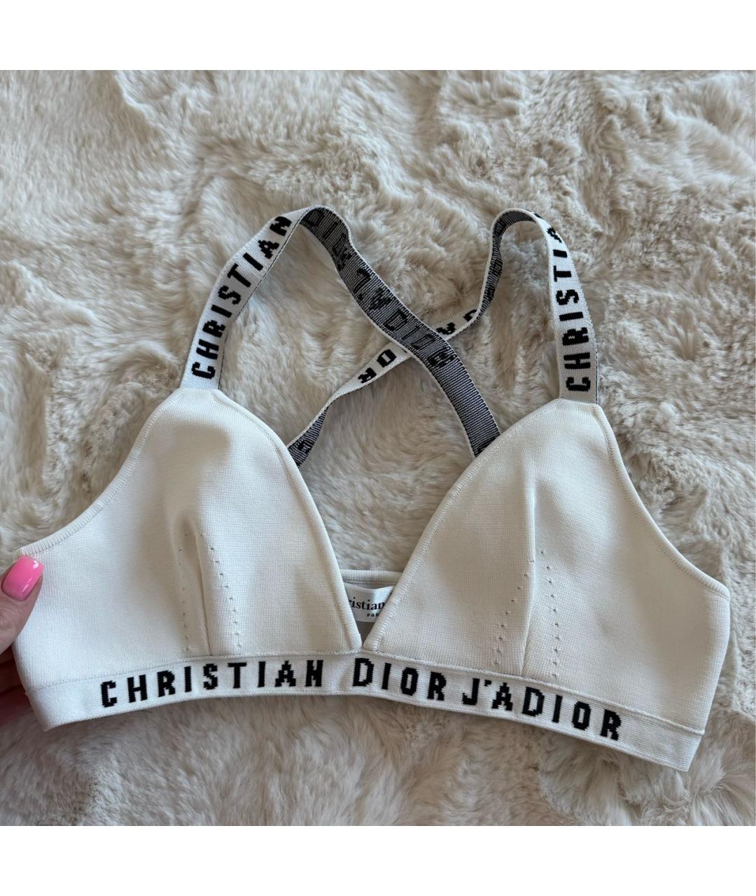 CHRISTIAN DIOR Белая майка, фото 4