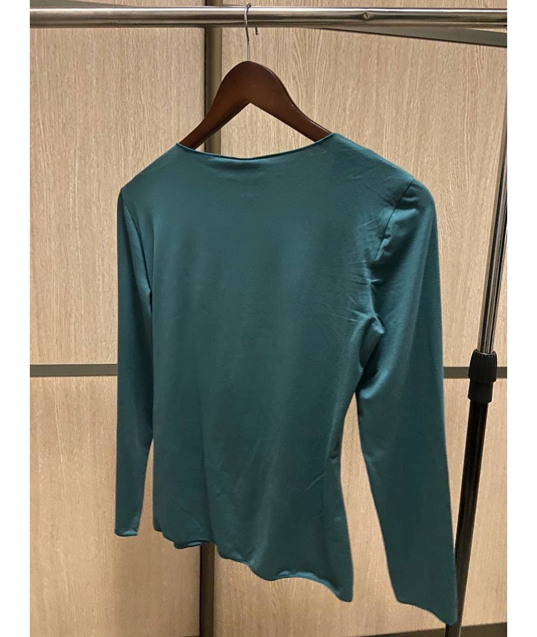 GIORGIO ARMANI Зеленый вискозный джемпер / свитер, фото 2