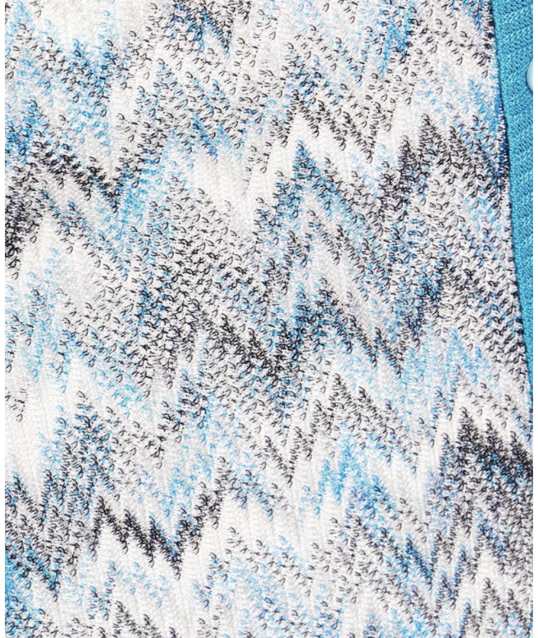 MISSONI Голубая вискозная юбка миди, фото 3