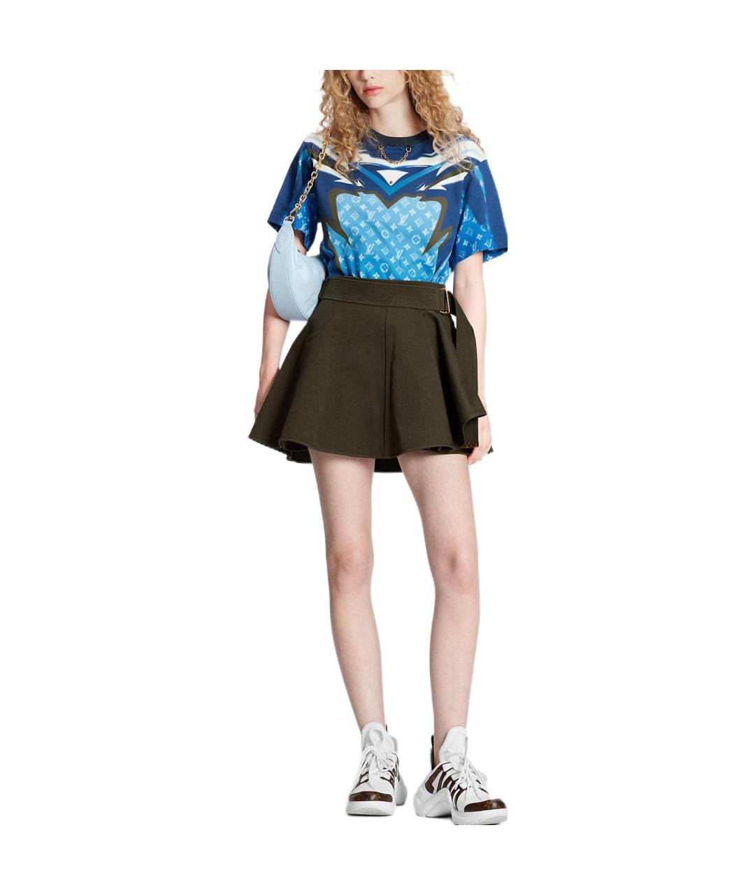 LOUIS VUITTON Синяя футболка, фото 3