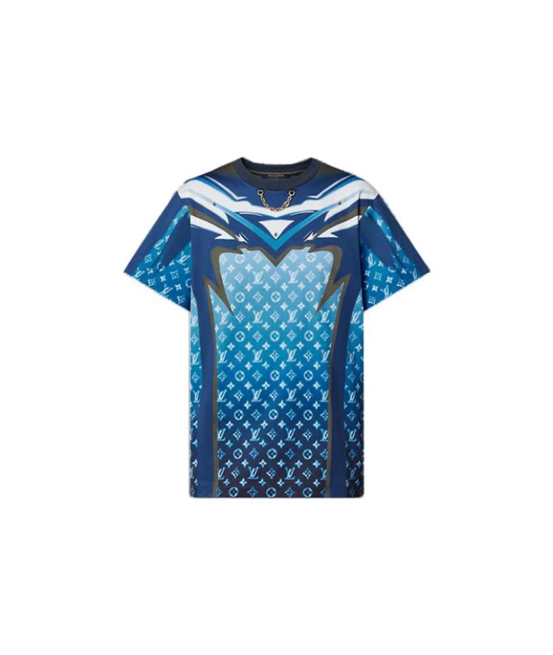 LOUIS VUITTON Синяя футболка, фото 1