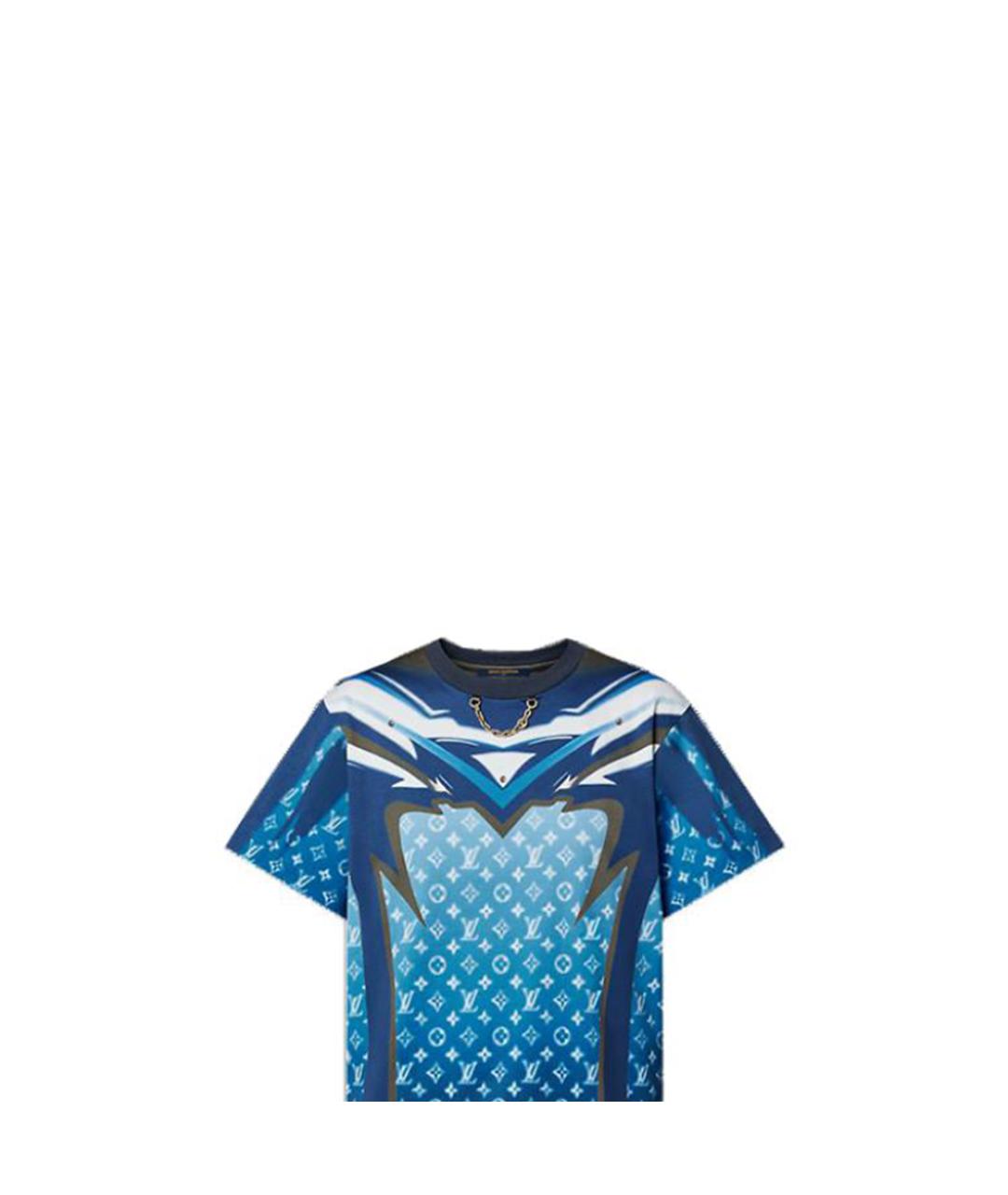 LOUIS VUITTON Синяя футболка, фото 5