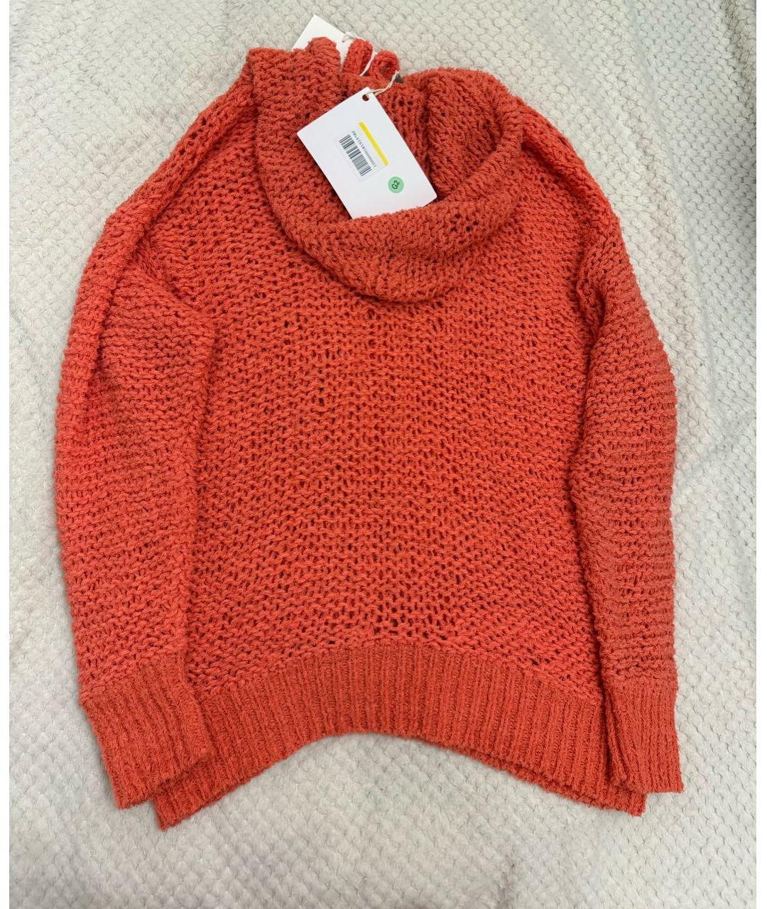 ISABEL MARANT ETOILE Коралловый хлопковый джемпер / свитер, фото 6