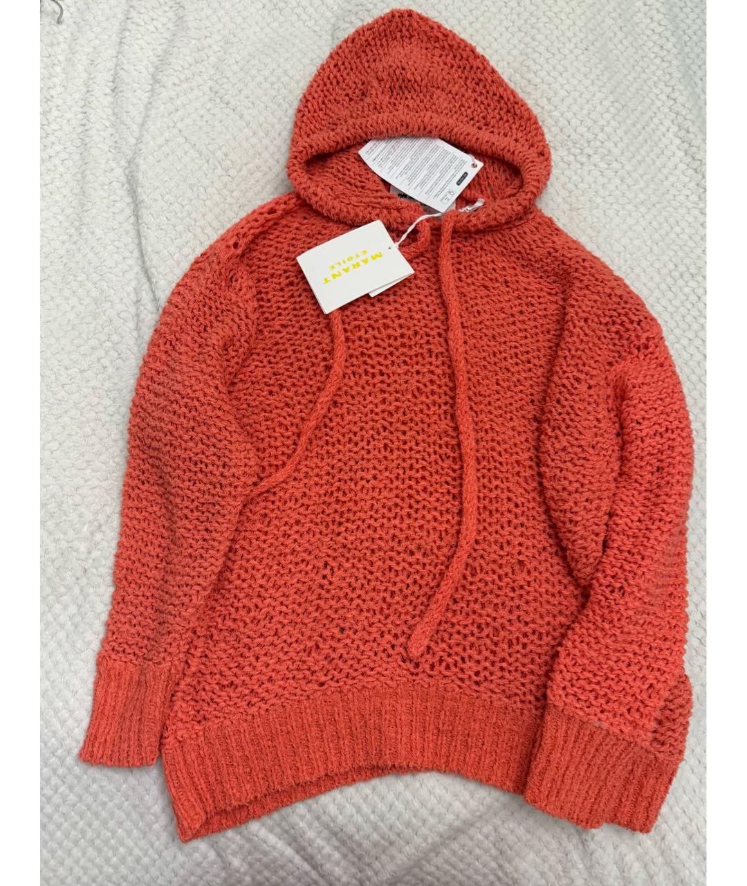 ISABEL MARANT ETOILE Коралловый хлопковый джемпер / свитер, фото 2