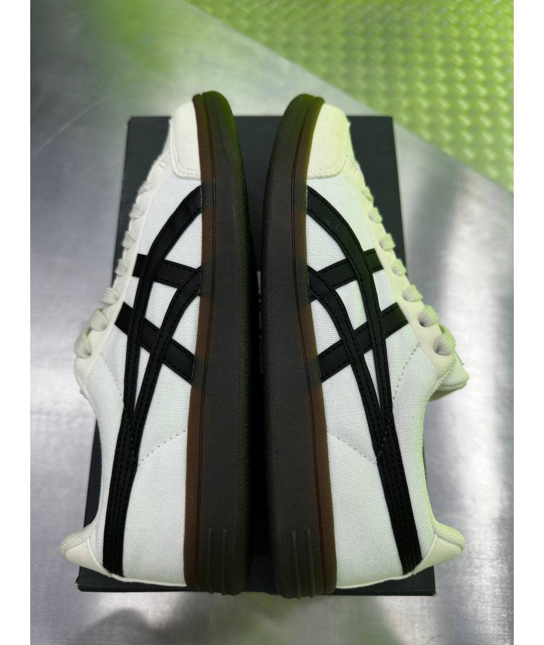 ONITSUKA TIGER Белые текстильные низкие кроссовки / кеды, фото 3