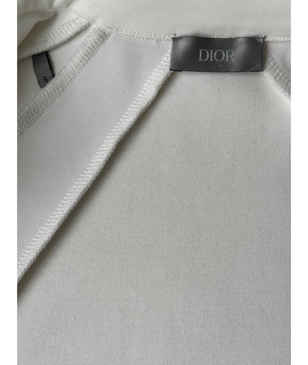 CHRISTIAN DIOR Белая полиэстеровая спортивная куртка, фото 3