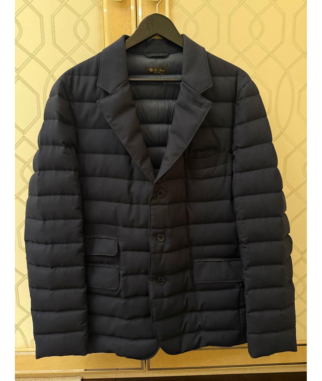 LORO PIANA Темно-синяя кашемировая куртка, фото 6