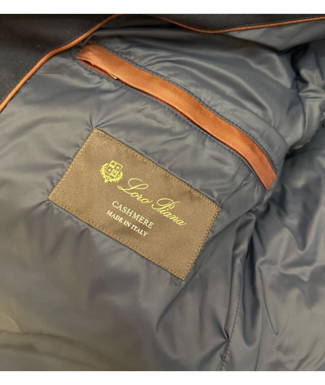 LORO PIANA Темно-синяя кашемировая куртка, фото 2