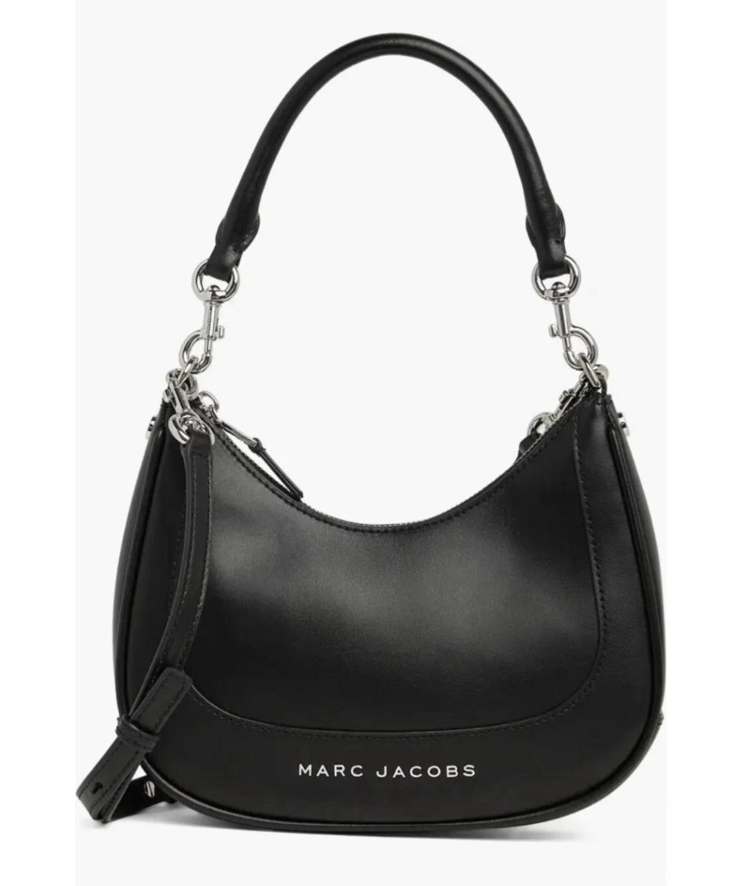MARC JACOBS Черная кожаная сумка с короткими ручками, фото 9