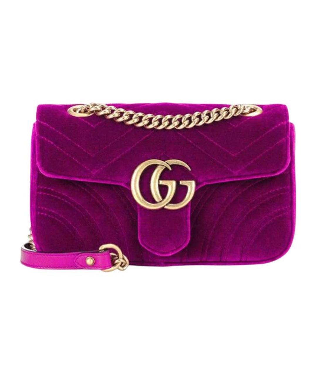 GUCCI Фиолетовая сумка через плечо, фото 1