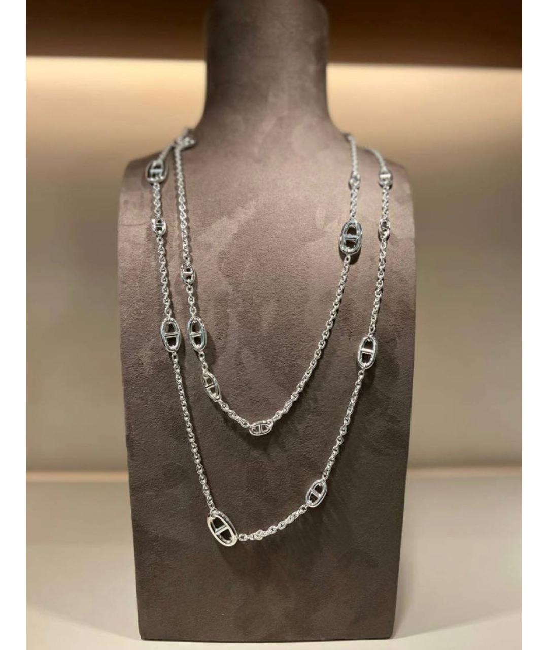 HERMES Серебряная серебряная цепочка, фото 2