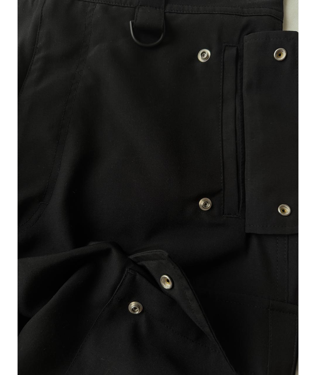 GIVENCHY Черные шерстяные повседневные брюки, фото 4
