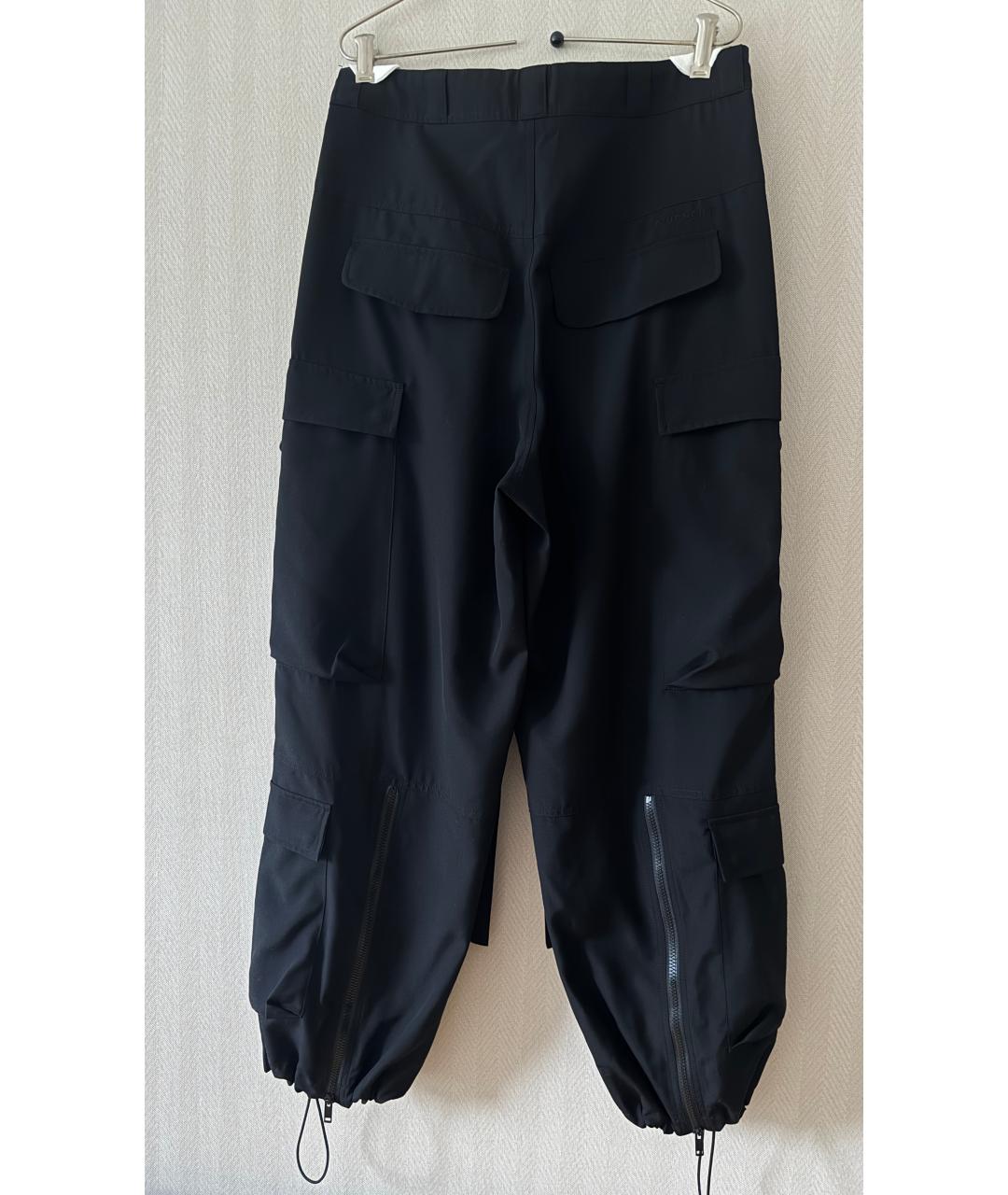 GIVENCHY Черные шерстяные повседневные брюки, фото 2