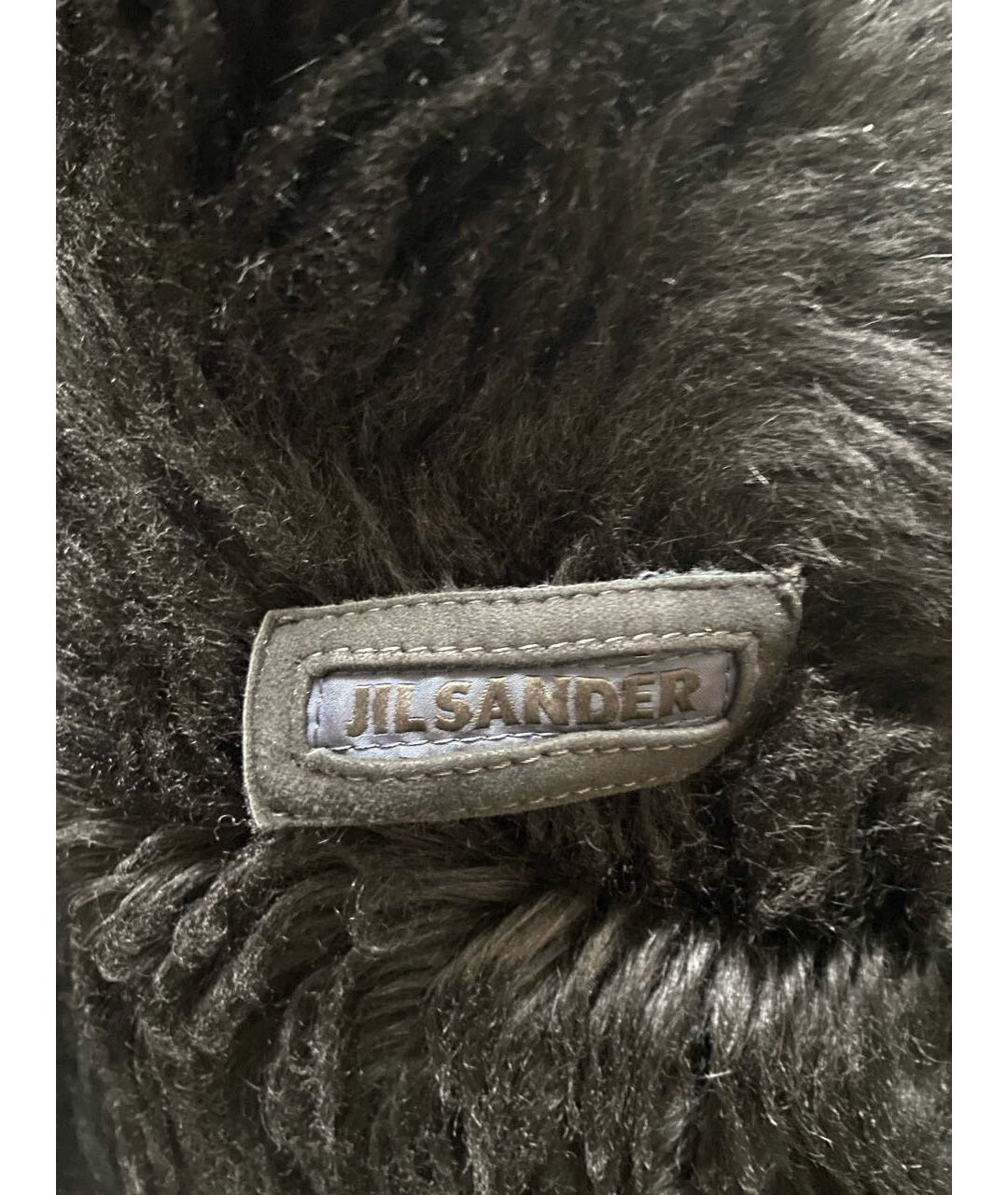 JIL SANDER Черная замшевая дубленка, фото 5