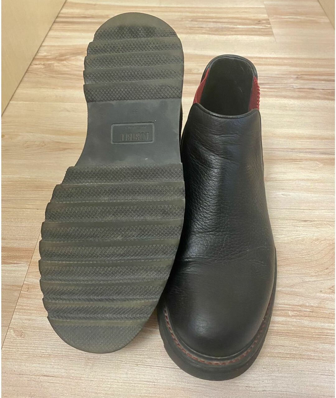 LORIBLU Черные кожаные высокие ботинки, фото 3