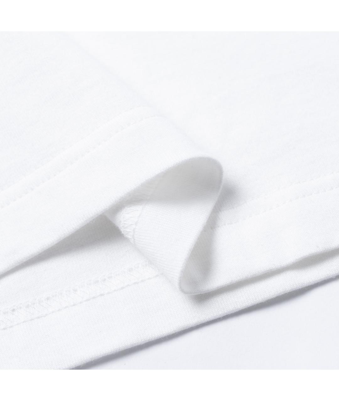 LOUIS VUITTON Белая хлопковая футболка, фото 6