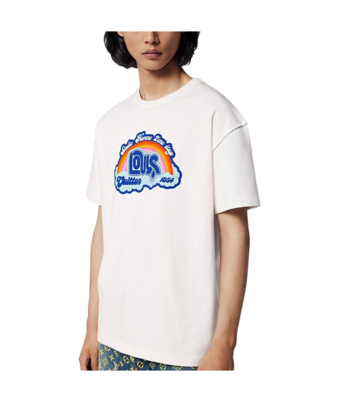 LOUIS VUITTON Белая футболка, фото 5