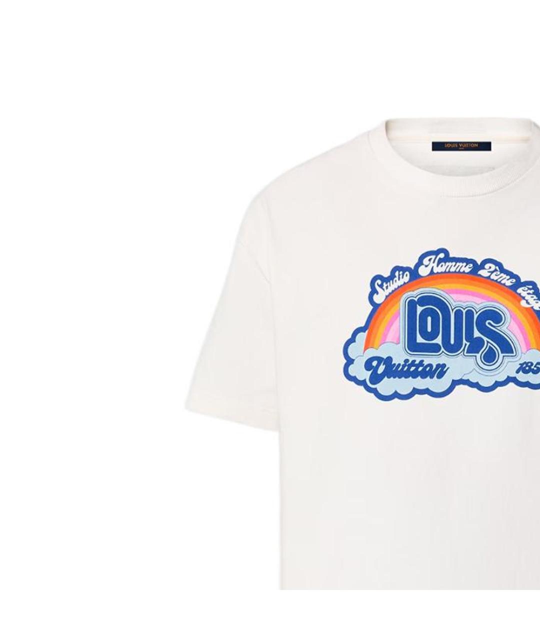 LOUIS VUITTON Белая футболка, фото 7