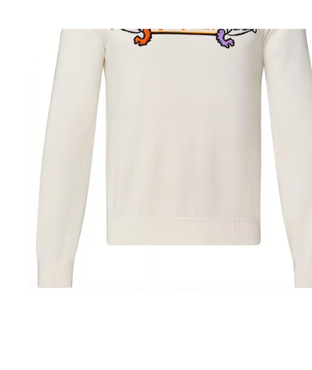 LOUIS VUITTON Белый кашемировый джемпер / свитер, фото 6