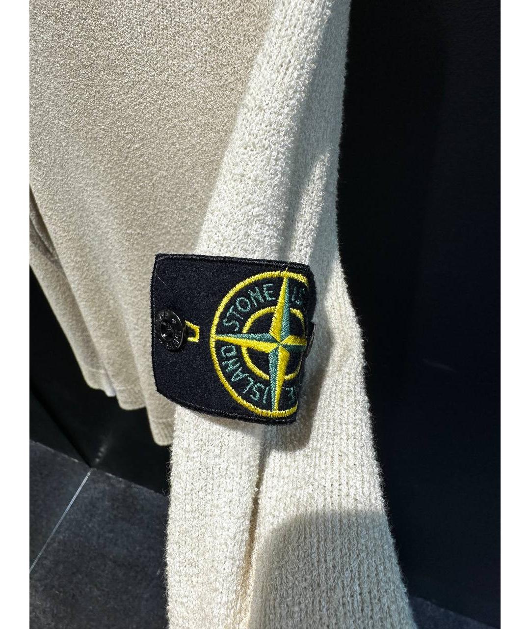 STONE ISLAND Бежевый джемпер / свитер, фото 3