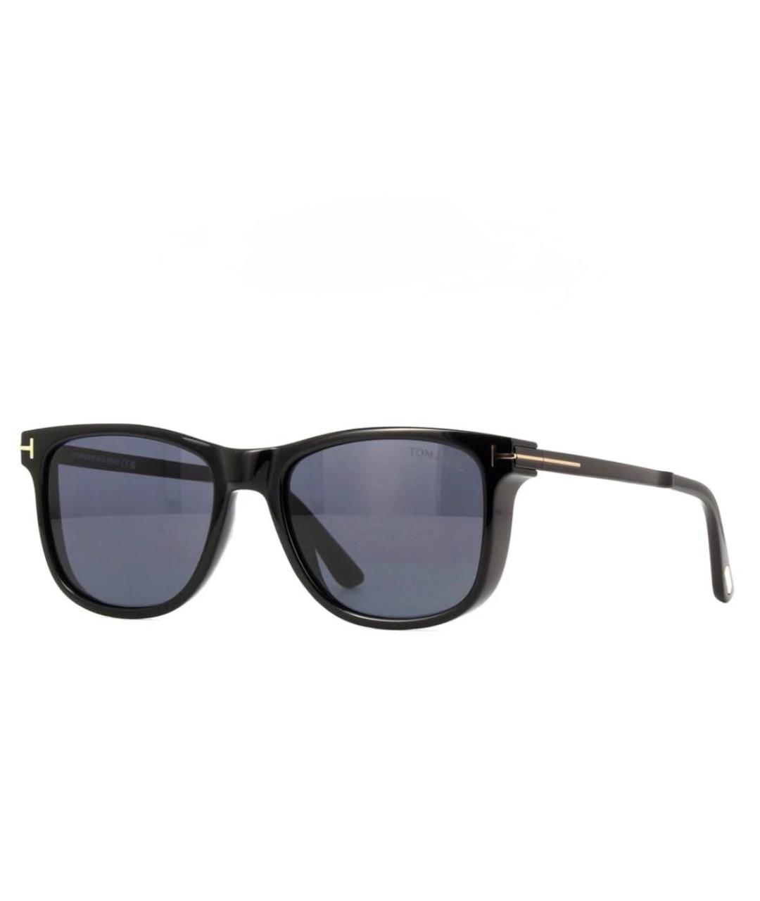 TOM FORD Черные пластиковые солнцезащитные очки, фото 2