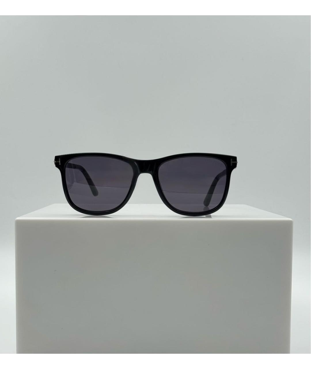 TOM FORD Черные пластиковые солнцезащитные очки, фото 5