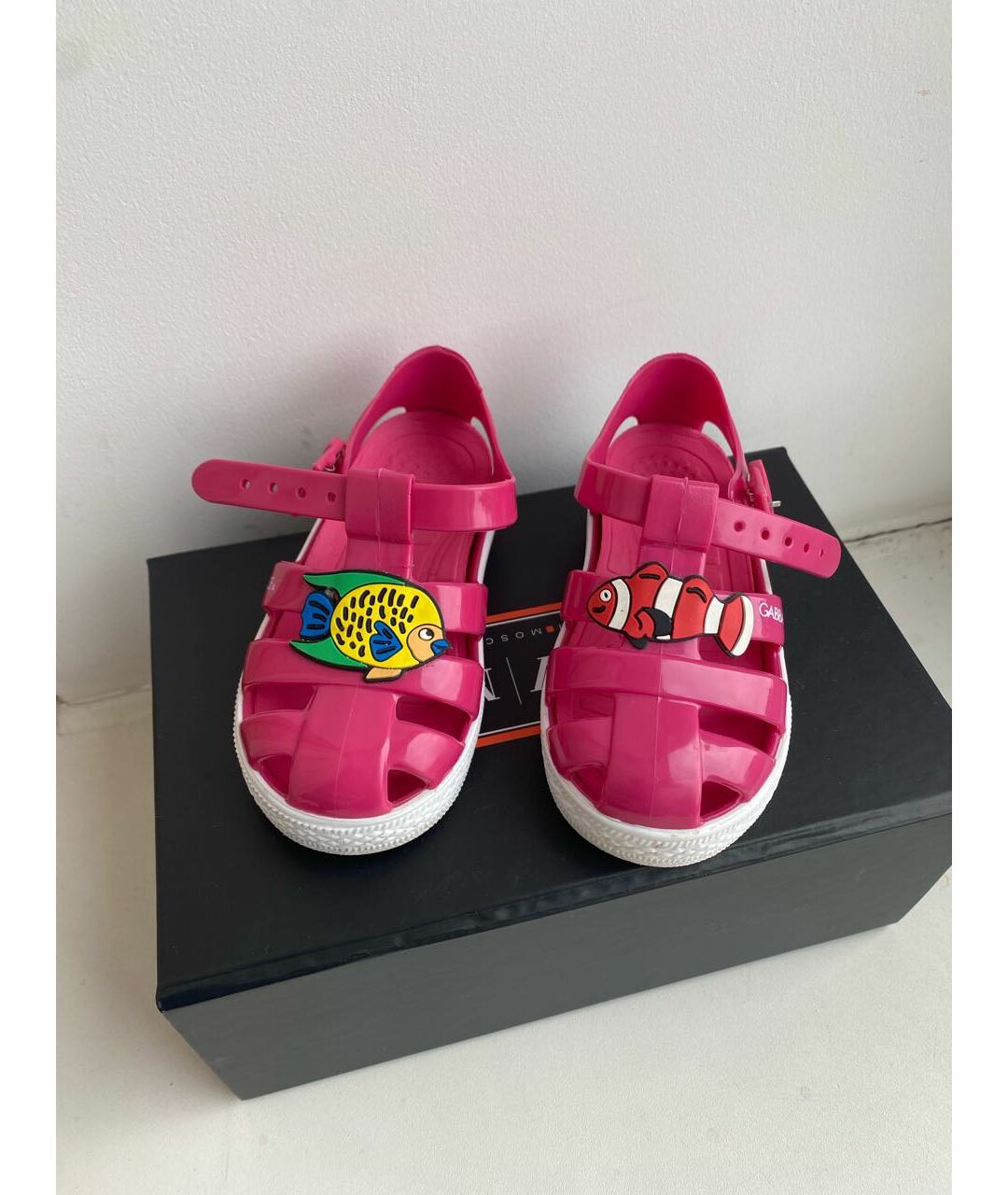 DOLCE&GABBANA Розовые резиновые сандалии и шлепанцы, фото 3