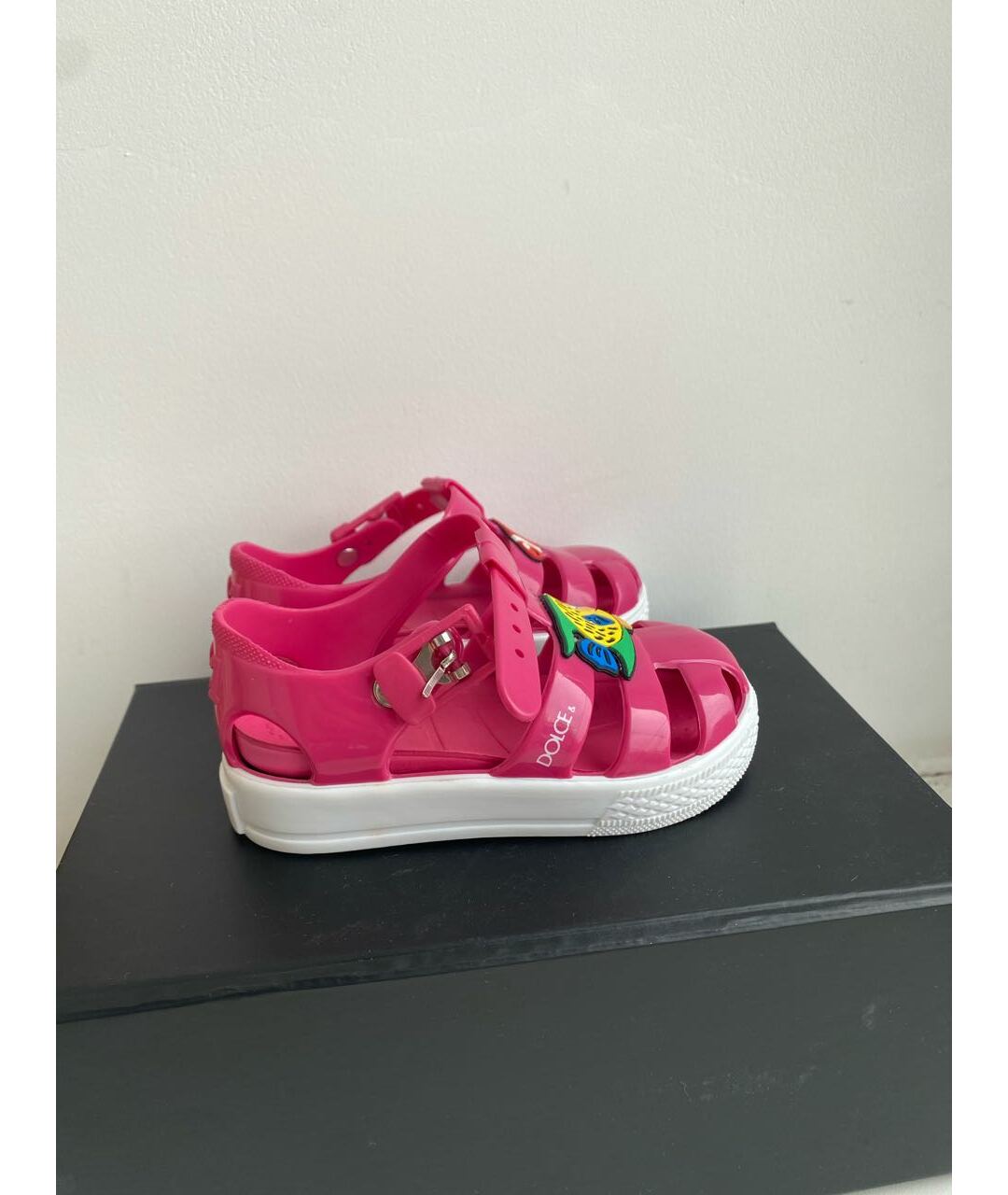 DOLCE&GABBANA Розовые резиновые сандалии и шлепанцы, фото 4