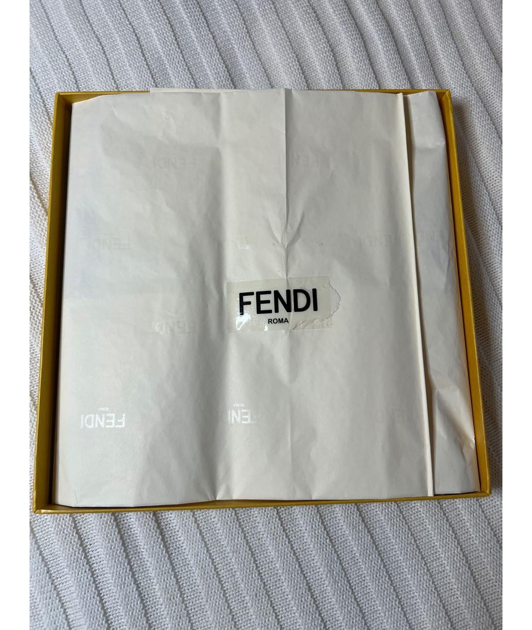 FENDI Мульти шелковый платок, фото 4