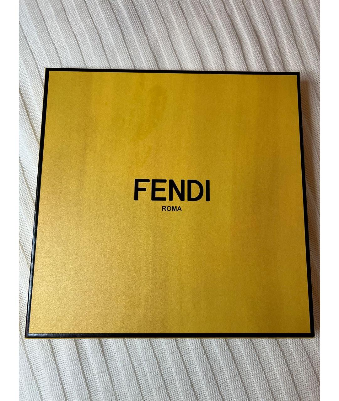 FENDI Мульти шелковый платок, фото 3