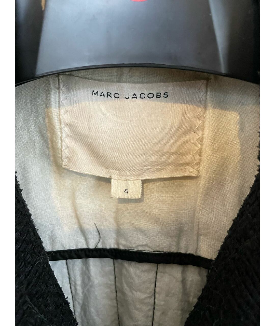 MARC JACOBS Черное хлопковое пальто, фото 3