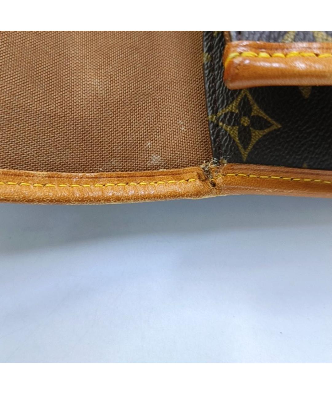 LOUIS VUITTON Коричневая сумка с короткими ручками, фото 5