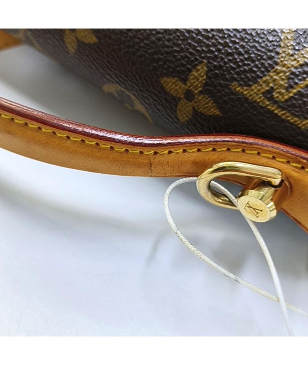 LOUIS VUITTON Коричневая сумка с короткими ручками, фото 6
