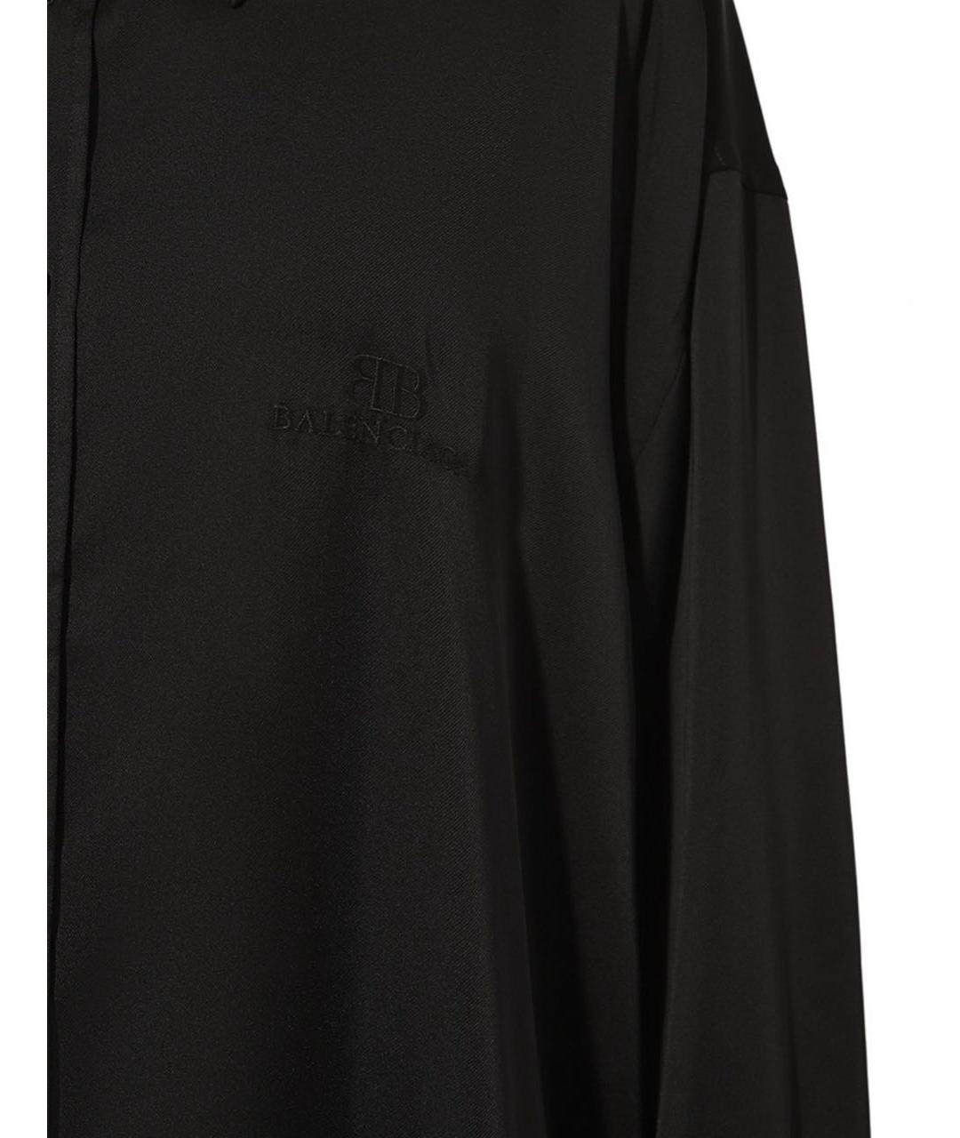 BALENCIAGA Черная рубашка, фото 2